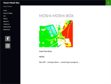 Tablet Screenshot of moshimoshibox.com